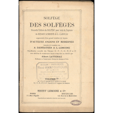 Solfège des Solfèges - Nouvelle Édition du Solfège pour voix de Soprano, augmentée d'un grand nombre de leçons d'auteurs anciens et modernes - Volumes 1B.