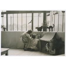 Au jardin d'enfants.