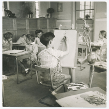 Leçon de dessin.