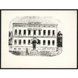 Plan d'une école, lycée Budapest, 1844.