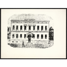 Plan d'une école, lycée Budapest, 1844.