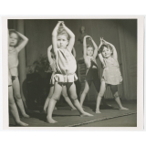 Leçon de danse. 