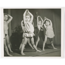 Leçon de danse. 