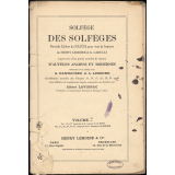 Solfège des Solfèges - Nouvelle Édition du Solfège pour voix de Soprano, augmentée d'un grand nombre de leçons d'auteurs anciens et modernes - Volumes 2A.