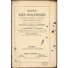 Solfège des Solfèges - Nouvelle Édition du Solfège pour voix de Soprano, augmentée d'un grand nombre de leçons d'auteurs anciens et modernes - Volumes 2A.