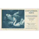 Buvard publicitaire. Le Nain - La Vierge, Sainte Anne et l'Enfant. Uvestérol Adec.