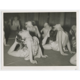 Leçon de danse. 