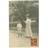 Partie de diabolo. 