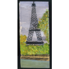 La Tour Eiffel. Étude de la craie Conté.