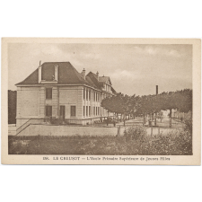 158 - Le Creusot - L'Ecole Primaire Supérieure de Jeunes Filles.