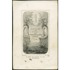 Image religieuse. La Gloire qui couronne la Croix est éternelle.