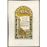 Image religieuse. Aidez-moi, mon Dieu, j'ai bonne volonté et j'aime votre loi de tout mon coeur !