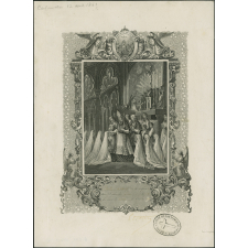 Attestation de confirmation. Précieux souvenir. 