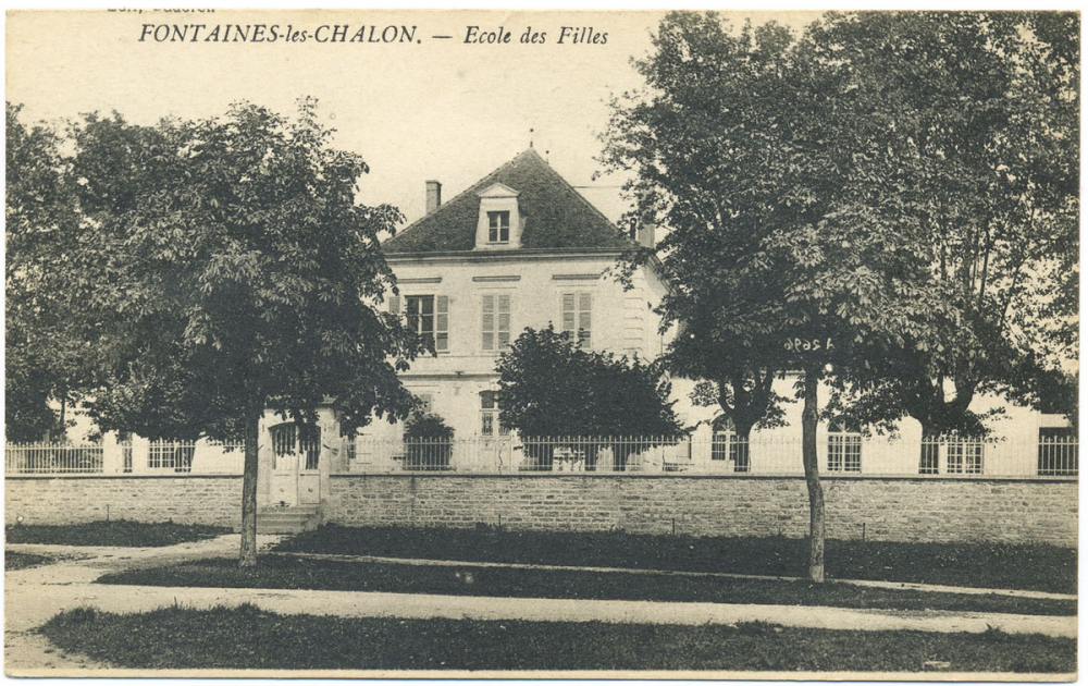 Fontaines-les-Chalon - Ecole des Filles.