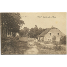 Publy - L'Esplanade et l'Ecole.