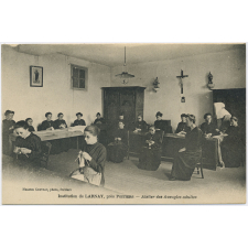 Institution de Larnay, près Poitiers - Atelier des Aveugles Adultes.