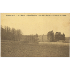 Missions des P.P. du St-Esprit - Abbaye-Blanche - Mortain (Manche) - Vue prise du Jardin.