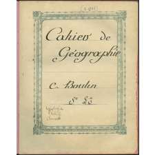 Cahier : Géographie de la France.