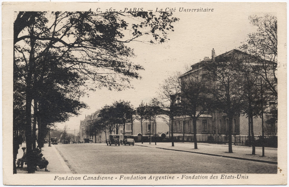 267 - Paris - La Cité Universitaire - Fondation Canadienne - Fondation Argentine - Fondation des Etats-Unis.