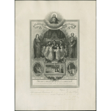 Précieux souvenir de ma 1re Communion et de ma consécration au cœur sacré de Jésus par Marie et Josèph.