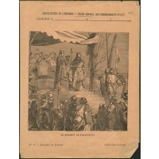 Le Serment de Strasbourg - Encyclopédie de l'enfance. Cours général des connaissances utiles. Histoire de France n°15.