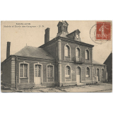 Moislains - Mairie et Ecole des Garçons.