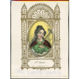 Image religieuse. Ste Reine.