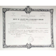 Brevet de Capacité pour l'Enseignement Primaire (Institutrices-Brevet Elémentaire).