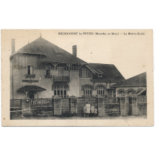 Réchicourt-la-Petite (M.-&-M.) - La Mairie-Ecole.