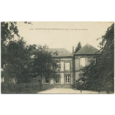 5003 - Allouville-Bellefosse (Seine-Inf.) - La Mairie et l'Ecole.