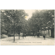 Cognac - Institution Jehanne d'Arc - Cour de Récréation.