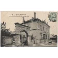 42 - Chalon-sur-Saône - La Mairie et les Ecoles de Saint-Jean-des-Vignes.