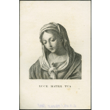 Image religieuse. Ecce mater tua.