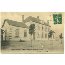 Chenay-le-Châtel - Mairie et Maison d'Ecole des Garçons.