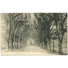 Cluny - Ecole Nationale des Arts et Métiers - Allée de la 1re division.