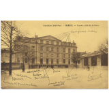 Mamers - Institution Saint-Paul - Façade, côté de la Cour.
