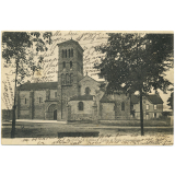 Agonges (Allier) - Eglise et Ecole Communale.