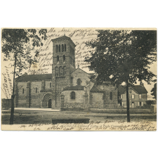Agonges (Allier) - Eglise et Ecole Communale.