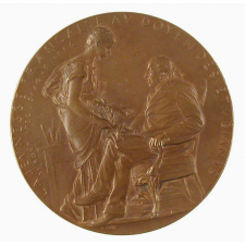 Médaille commémorative du centenaire d'Eugène Chevreul. 