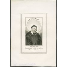 Image religieuse. St Vincent de Paul.
