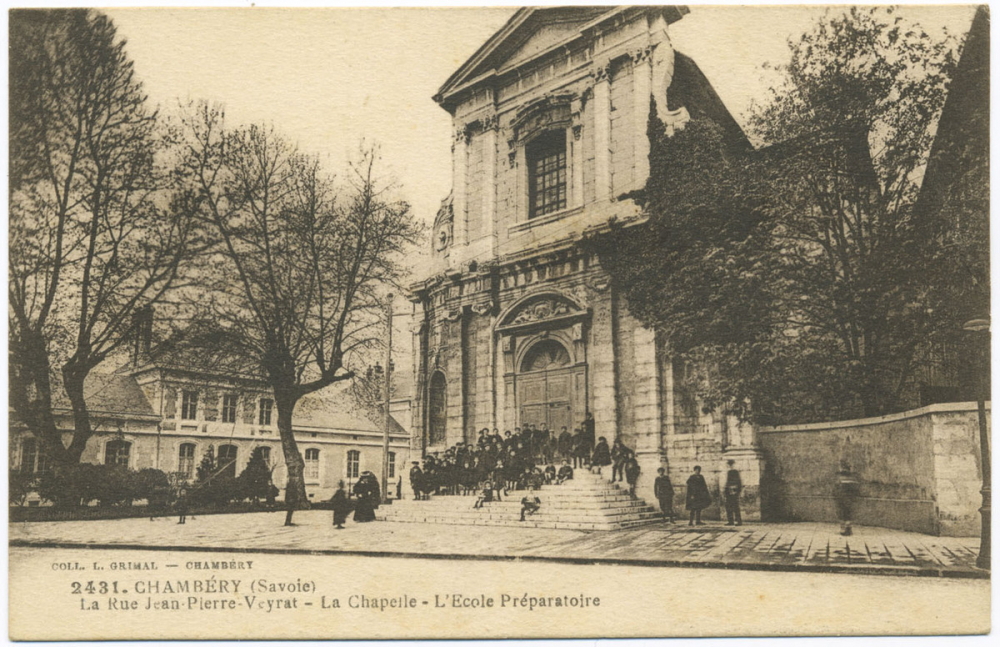 2431 - Chambéry (Savoie) - La Rue Jean-Pierre Veyrat - La Chapelle - L'Ecole Préparatoire.