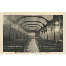 Rouen - Institution Join-Lambert - 8 - Chapelle - Vers l'Orgue.