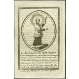 Image religieuse. B. Franciscus de Hieronymo.