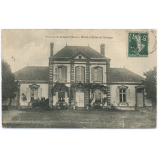 Environs de Saint-André (Eure) - Mairie et Ecoles de Chavigny.