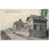 713A - Saint-Marcouf - Les Gougins - Villa Maurice et Ecole Libre (Façade N.-E.).