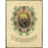 Image religieuse. Fruit de foi.