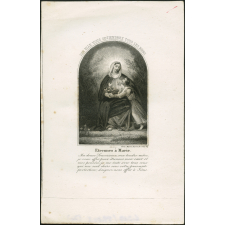 Image religieuse. Etrennes à Marie.