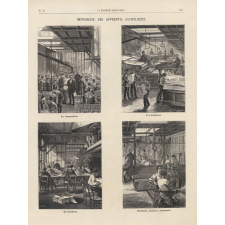 Imprimerie des apprentis catholiques. La composition. Les machines. La brochure. Fonderie, clicherie, serrurerie.