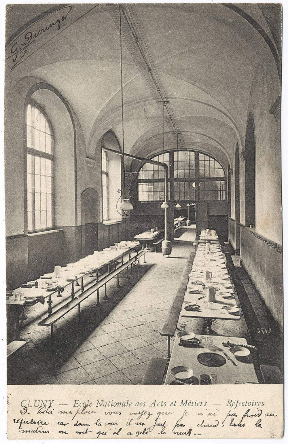 Cluny - Ecole Nationale des Arts et Métiers - Réfectoires.
