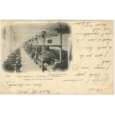 Reims - Ecole pratique de Commerce et d'Industrie - Atelier de Filature et Tissage.